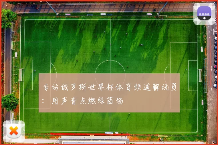 专访俄罗斯世界杯体育频道解说员:用声音点燃绿茵场