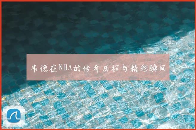 韦德在NBA的传奇历程与精彩瞬间